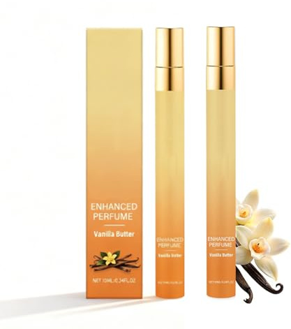 Vanilla Perfume for Women, Vanille Parfüm, Langanhaltendes Vanille Parfüm Frauendüfte für Haar und Körper, Reisegröße Parfümöl Spray (2pc)