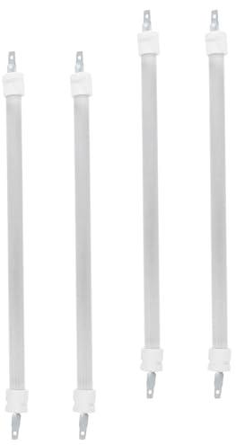 Baluue 4stücke Teiliges Quarz heizrohre für Elektroheizer Gleichmäßige Wärmeleistung Präzise Temperaturkontrolle Langlebige Heizstäbe als Ersatzteile für Terrassenheizer und Elektroöfen