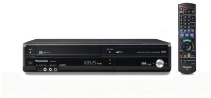 Panasonic DMR-EZ48VEBS - DVD Recorder & VCR Combination - With 1080P Up-Conversion & Freeview - Silver