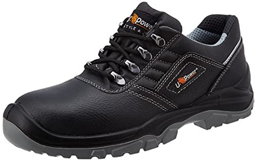 Upower Herren Espadrille U-Power BC20023-41-Calzado de seguridad gama Style&Job Model Tongue S3 SRC, Schwarz ,46 EU