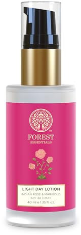 Forest Essentials Light Day Indian Rose and Marigold LSF25 Lotion, 40ml