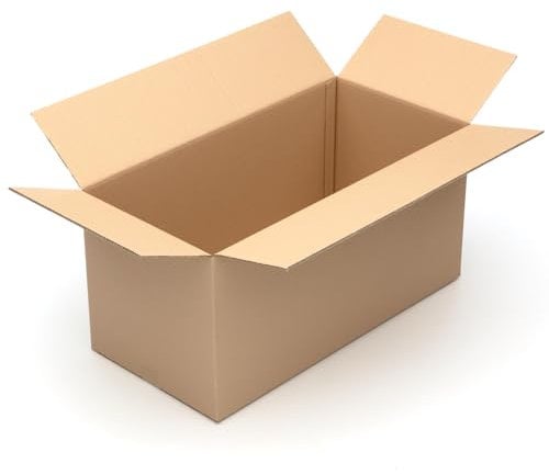 KK Verpackungen Versandkartons 800 x 400 x 400 mm Braun 2-wellig (Innenmaß 786 x 383 x 374 mm) | 5 Stück, Faltkartons Kartons für Versand als DHL Paket Hermes Paketklasse L DPD GLS Paketklasse XL
