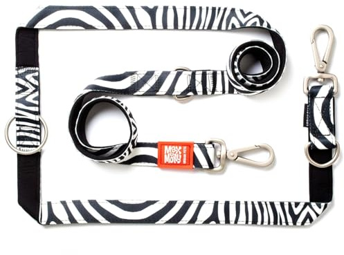 Max & Molly Multifunktionsleine - Zebra, M