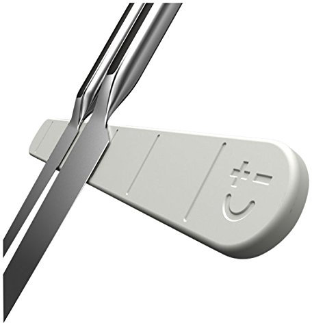 Magnosphere Messer Magnetleiste/Magnet Messerhalter Messerleiste Soft Touch - 30 cm, für 5 Messer, bietet genug Platz um 5 Messer daran zu befestigen, Farbe:weiß