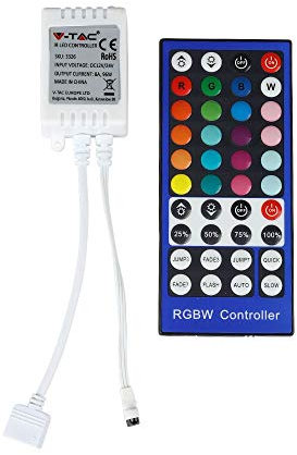 V-TAC Controller striscia LED RGBW con telecomando 40 tasti Mod. 3326