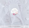 Freuden Tränen Taschentücher Set zur Hochzeit Klein 24 Sticker BLÜTEN ROSEN PASTELL ROT ROSA GRAU BLAU + 24 weiße Flachbeutel 63 x 93 mm für Freudentränen Taschentuch Verpackungen