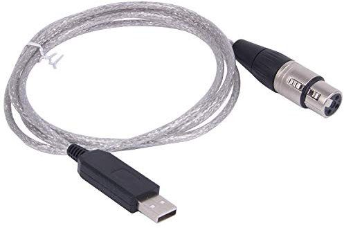 USB zu DMX 512 Interface Adapter Controller Dmx512 PC Bühnenlicht Controller Dimmer Dongle Freestyler (1,8 m, Schwarz USB Shell)