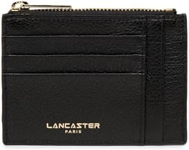 Lancaster | Dune - Porte-Cartes Cuir de Vachette Grainé Noir