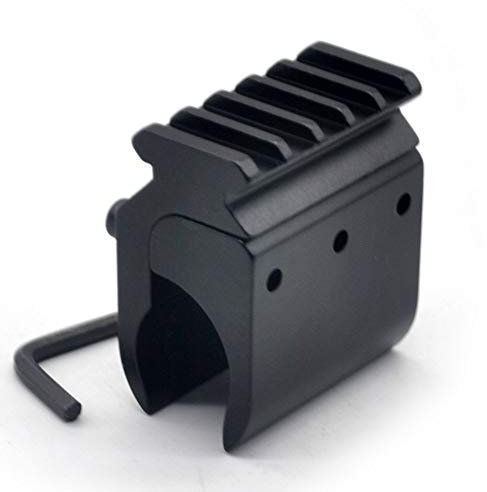 TRIROCK 21mm Weaver Picatinny 5 slots Rail Base Riser Adapter Rifle Barrel Mount Scope Flashlight Converter Mounts