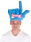 Generique Loser-Hut witziges Accessoire USA-Party blau