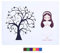 Zouminyy Leinwand 11,8 x 15,8 Zoll Fingerabdruck Dekoration Anmeldemalerei Kratzfeste Fingerabdruckzeichnung, pannensichere Teile für Hochzeiten