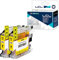 LCL Kompatibel Tintenpatrone LC225XLY (2 Gelb) Ersatz für Brother MFC-J4420DW J4620DW J4625DW DCP-J4120DW MFC-J5320DW J5620DW J5625DW J5720DW