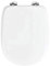 WENKO Asiento de inodoro de Duroplast, blanco, 0 x 46 x 39 cm