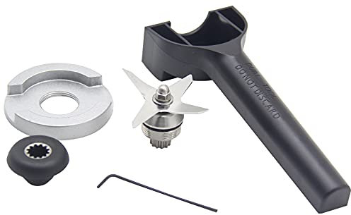 JIUDANI Blender 4 Messerklinge, Set inklusive Schraubenschlüssel, Entfernungswerkzeug, Antriebsbuchse, für Vitamix 5200 Serie Mixer, 32/48 und 1,814 g Behälter