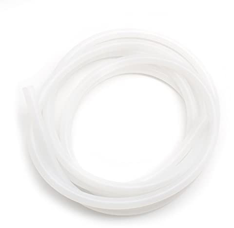 SRJQXH 12 MM Tube D'air Pneumatique, 3M de Long, Blanche Tuyau D'air en PU, Tuyau Fiexible en Silicone, Peut Etre Utilisé pour les Outils Pneumatiques, les Machines
