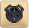 Prise Murale, Prises électriques Prises Murales Européennes Rétro Bronze Prises électriques Ignifuges avec Double USB pour Chambre Cuisine 250V