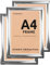 A4 Rahmen, Fotorahmen, Packung mit 3, 21cm x 29.7cm, Bilderrahmen, Zertifikatsrahmen, Bilderrahmen