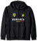 Romania Sport/Calcio Jersey Tee Bandiera Calcio Felpa con Cappuccio