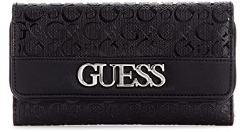 GUESS Factory Womens Brooker Logo Slim Clutch