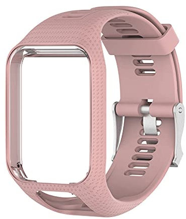 Uhrenarmband kompatibel für Tomtom Watch,Uhrenarmband aus Silikon,Ersatzarmband,für Tomtom Runner2/Runner3 (Khaki)