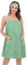 LTLCLZ Saunakilt Damen mit Tasche Saunasarong S-XXL, Saunahandtuch Gummizug, Saunatuch Knielang, Grün