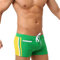 UXH Maillot de bain push-up rembourré pour homme avec poche rembourrée et short de plage, vert, Medium
