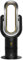 HOTSNAP VORTEX AIR Pro Bladeless Heater and Cooler Golden Night - Quiet Smart Remote Oscillating Tower Fan with Timer and Adjustable 10 Speed Settings - 1.650W