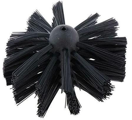 PETSTIBLE 200 mm Schornstein-Bürste, Trockner, Entlüftungs-Reinigungsbürste, Kamin-Fusselentferner, Borsten-Kopf, Nylon