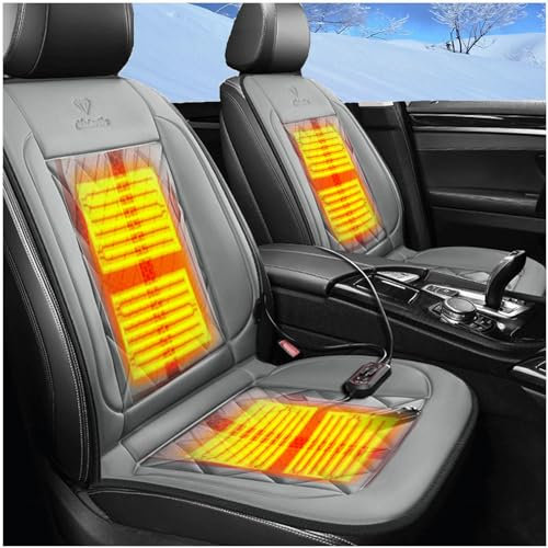 BesBet sitzheizung Auto Auflage 12v zigarettenanzünder - Stromschutz Mit DREI Gängen autositzheizungsauflage zigarettenanzünder - Gemütlich Warm autositzheizungsauflage zigarettenanzünder