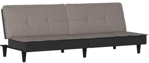 KTHLBRH Schlafsofa Taupe Stoff Wohnzimmersofa Büro-Sofa Schlafzimmersofa Lounge-Sofa fürs Wohnzimmer,Schlafzimmer,Gästezimmer