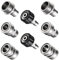 Selkie Lot de 8 raccords rapides pour nettoyeur haute pression M22 14 mm à 3/8, adaptateur à dégagement rapide de 1,9 cm à 1,27 cm pour nettoyeur haute pression, en acier inoxydable