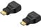 FEMALE HDMI ADAPTER to MALE MINI HDMI Converter Extension Gold Plated For DSLR, Camera,Camcorder, Graphics Card, Laptop, Tablet, HDTV, Projector TV Full Support 1080P 3D 4K PACK OF 2
