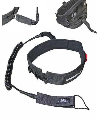 CONCEPT X Wingfoil Leash Wing Foil Surf Hüftgurt (Schwarz, L - XXL)