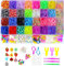 Yestrong 2500+ Loom Bands Kit,Loom Bands for DIY Refill Bracelet Making Craft Kits