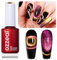 Ozzeal 9D Cat Eye Gel Nail Polish, 0.5 Fl Oz Pink Chameleon Holographic Glitter Cat Eye Gel Polish with Magnet UV LED Magnetic Gel Nail Polish Sparkly Home DIY Manicure