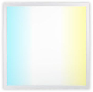 LUXULA LED Panel 62x62cm, 3000K, 4000K, 6000K CCT einstellbar, 36W, 3600lm, Deckenlampe mit 230V Netzteil - LED Bürolampe für Rasterdecken, Rasterleuchte, Bürobeleuchtung