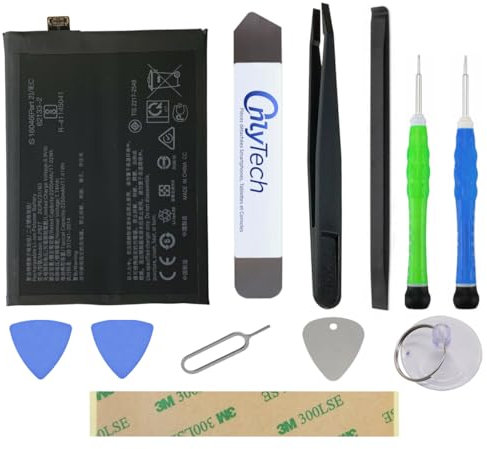 OnlyTech - Premium BLP827 Replacement Battery Repair Kit for OnePlus 9 Pro - 4500mAh - Same Quality with 10 Tools and Adhesive