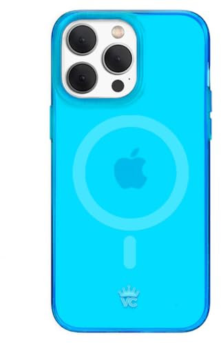 VELVET CAVIAR for iPhone 15 Pro Max Case Neon Blue - Compatible with MagSafe [10ft Drop Tested]