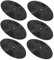 MAGICLULU 6 Stück Gefälschte Vinyl-schallplatten, Schwarze Alben, Schallplatten Für Die Wand, Ästhetische 70er-, 80er- Und 90er-Jahre-rockmusik, Party, DIY-projekte, Basteln, Dekoration