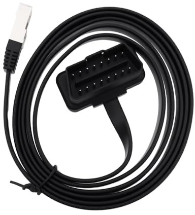 SG Store OBDII auf RJ45 Flachkabel, flaches Profil, kompatibel mit ScangaugeII, kompatibel mit Volo VP16 (1,6 m)