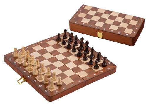 Philos 2711 - Schach, Schachspiel, Reiseschach, Feld 30 mm, Königshöhe 48 mm