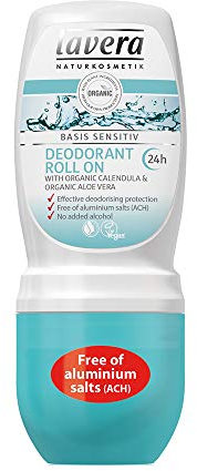 Lavera-Deoroller, 24-Stunden-Deo, Limette und Eisenkraut, vegan, Biohautpflege, natürliche und innovative Kosmetik, 50 ml