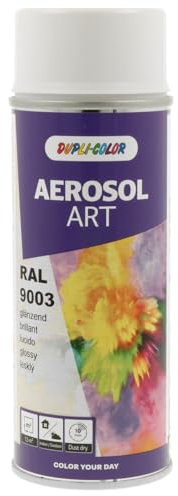 DUPLI-COLOR 741418 AEROSOL ART RAL 9003 signalweiß glänzend 400 ml