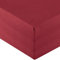aqua-textil Royal XL Spannbettlaken Boxspringbett Wasserbett 200x220-220x240 cm Bordeaux rot 210g/qm Jersey Mako Baumwolle Elasthan Spannbetttuch