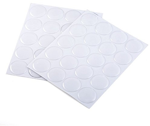 Beadaholique 100 Stück Epoxid-Aufkleber für Kronkorkenanhänger, 2,5 cm, transparent