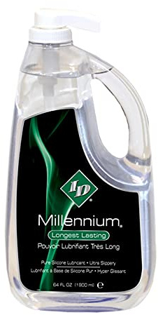 ID Millennium Silicone Anal Lube 1900ml - Premium Lubrication for Easy Sex that' a Long Lasting Anal Sex Lube for Enhanced Pleasure and A Waterproof Sex Lubricant Gel for Privacy Shower and Water Play