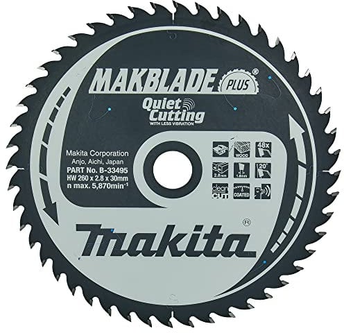 Makita Makblade+ Saegeblatt, 260 x 30 mm, 48Z, B-33495, 28 x 420 mm