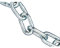 Faithfull FAICHAL525C CHAL615 Zinc Plated Chain 5mm x 25m Reel - Max. Load 160kg, Silver