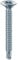 Mustad: 500 viti Drillex® Autoperforanti, Testa Svasata Piana, 3.5x25 mm, Zincate Bianche