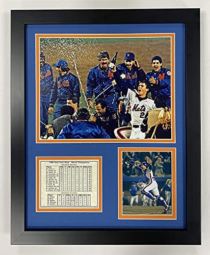 Legenden Sterben Nie 1986 New York Mets gerahmtes Foto Collage, 11 x 35,6 cm